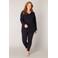 Base Level Curvy skinny tregging Arnika donkerblauw