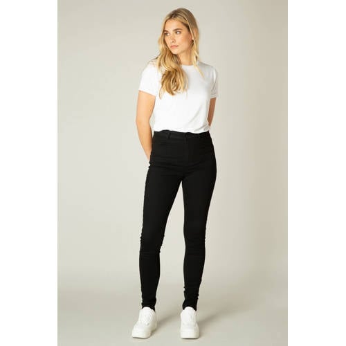Base Level high waist skinny jeans Fay zwart afbeelding