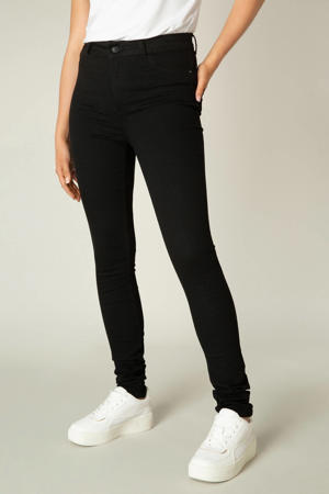 high waist skinny jeans Fay zwart