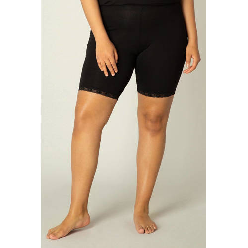 Base Level Curvy basis korte legging Ava zwart afbeelding