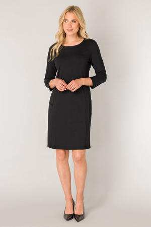jurk Ylona 3/4 mouw zwart