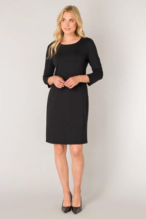 jurk Ylona 3/4 mouw zwart