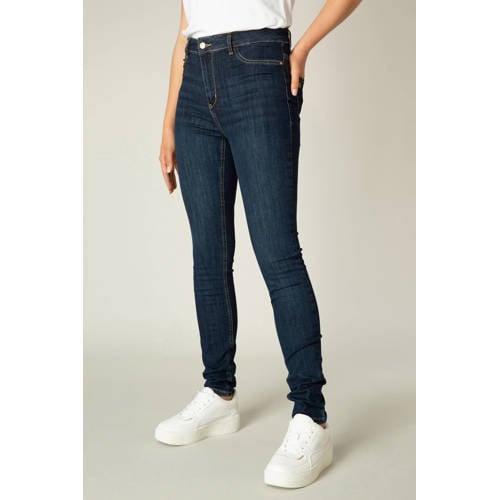 Base Level high waist skinny jeans Fay dark denim afbeelding