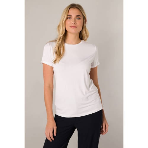 Base Level basic T-shirt Yalba wit afbeelding