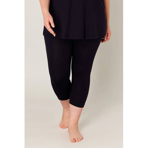 Base Level Curvy cropped basis legging Audrey donkerblauw afbeelding