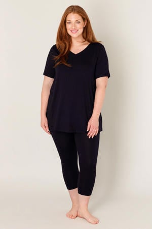 cropped basis legging Audrey donkerblauw