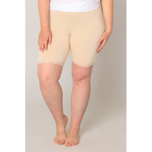 Base Level Curvy basis korte legging Ava nude afbeelding