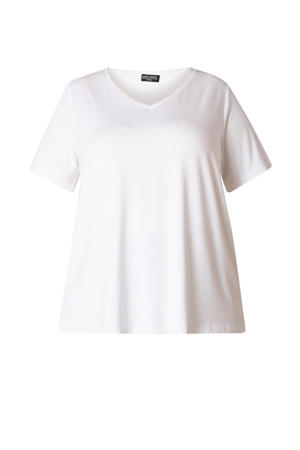 basic T-shirt Alba wit