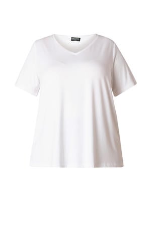basic T-shirt Alba wit