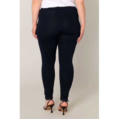 Base Level Curvy skinny legging Andrea donkerblauw afbeelding