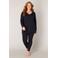 Base Level Curvy basic longsleeve Alize donkerblauw