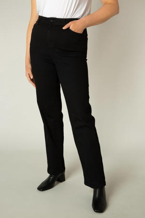 high waist straight leg jeans Ayda zwart