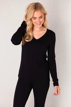 basic longsleeve Yare zwart