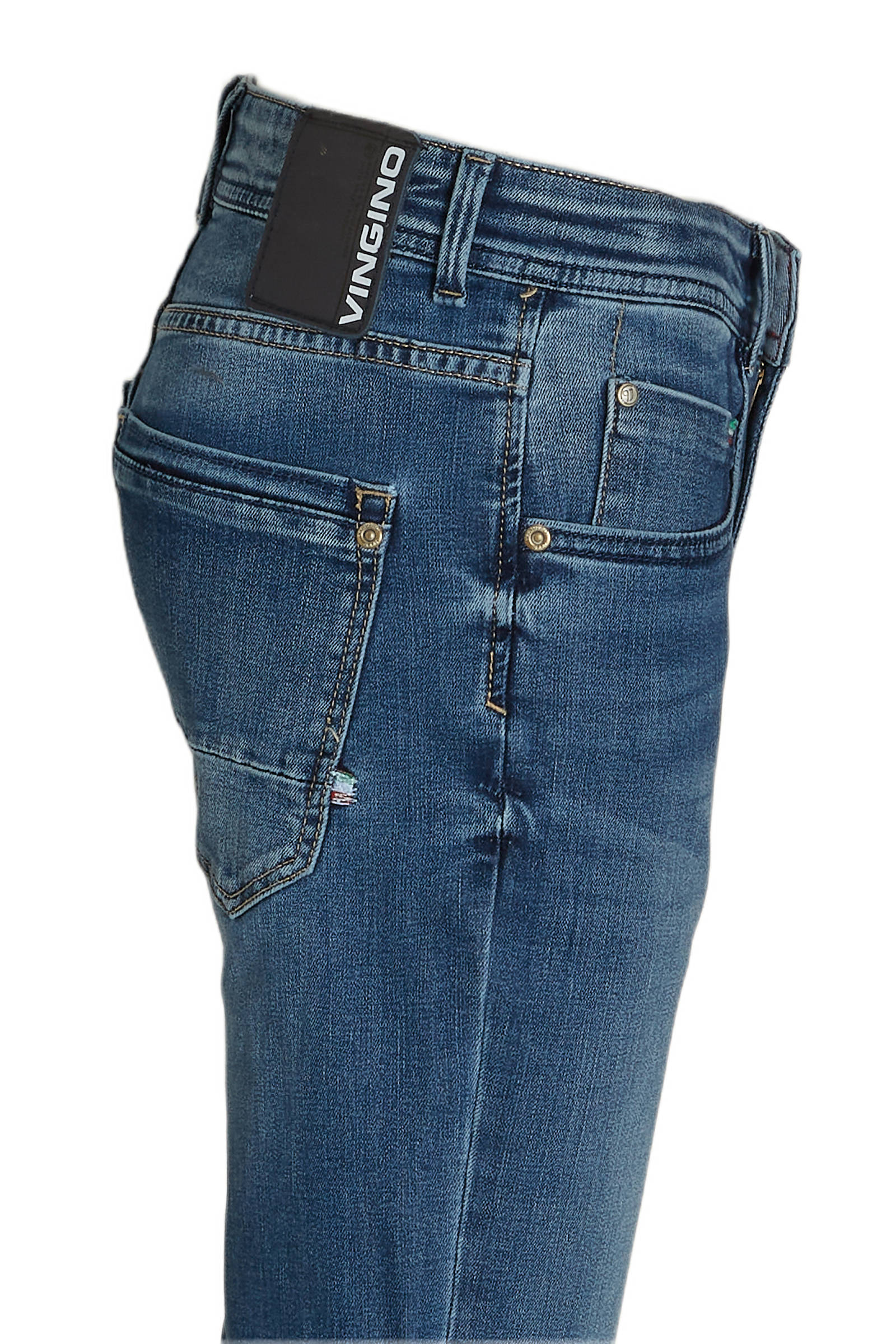 Vingino regular fit jeans Baggio blue vintage | wehkamp