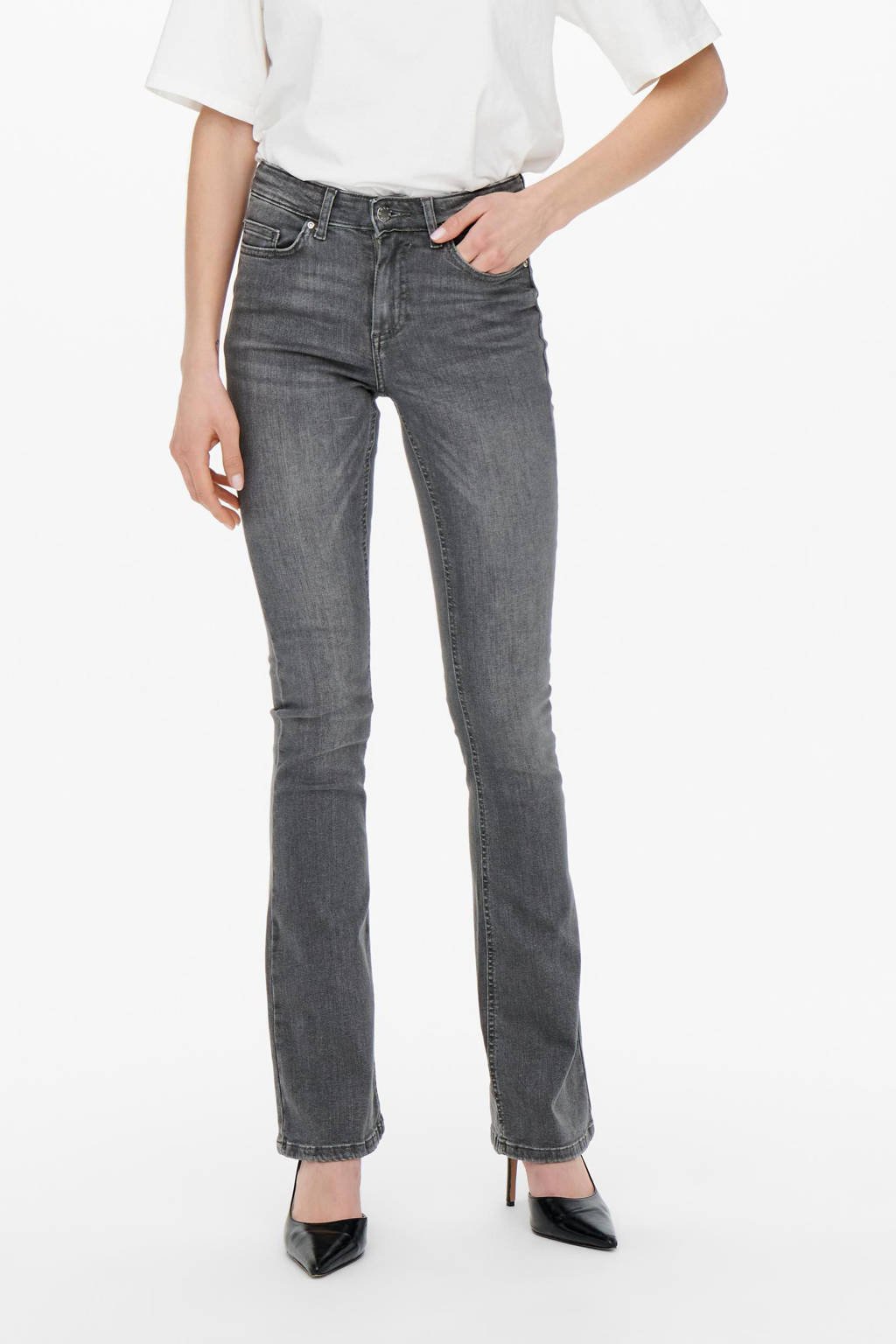 ONLY flared jeans ONLBLUSH grey denim