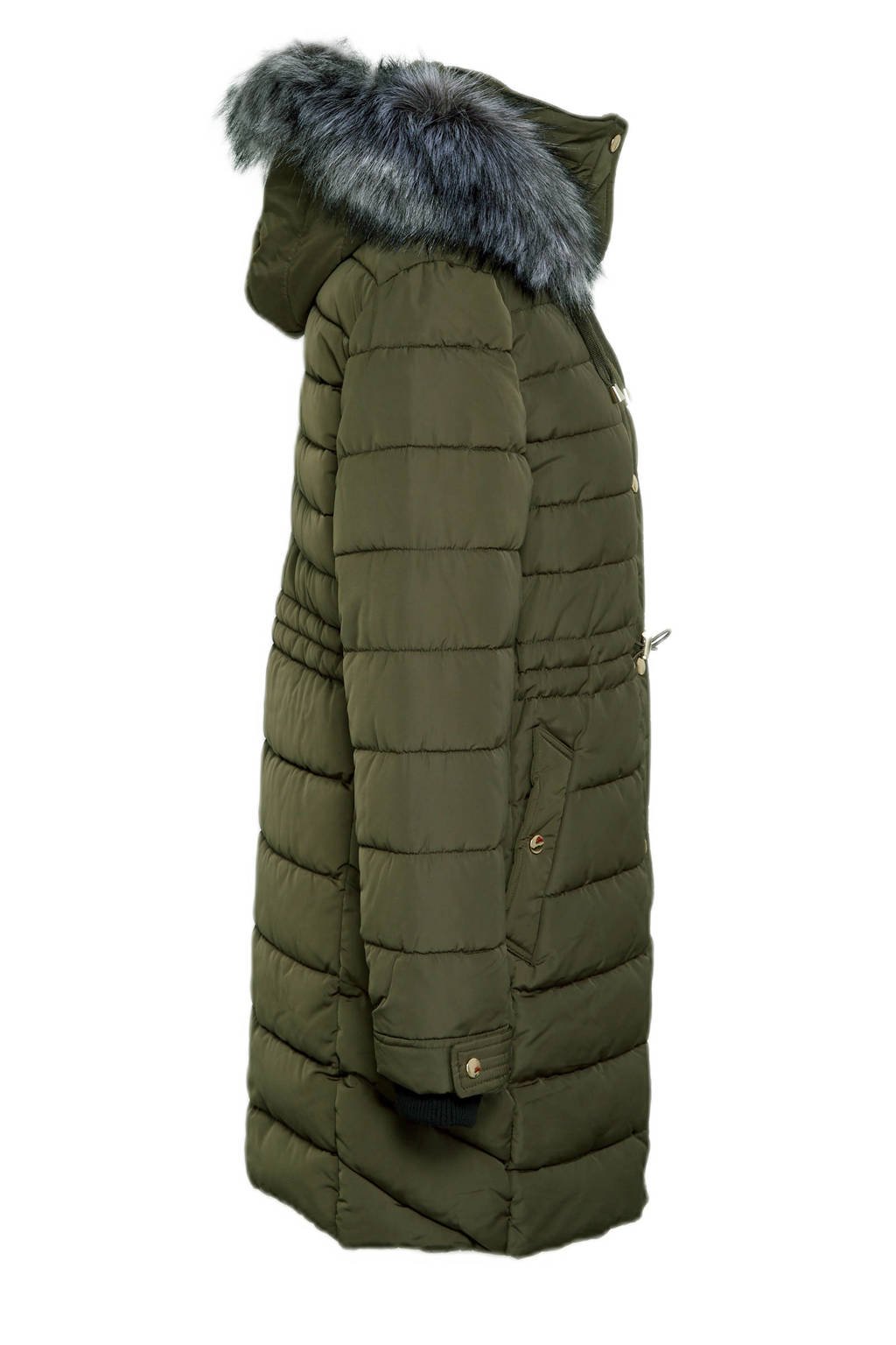 interieur gelijkheid Publicatie C&A The Outerwear gewatteerde jas groen | wehkamp