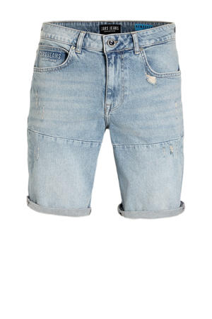 regular fit jeans short NEWHAVEN met biologisch katoen bleached used