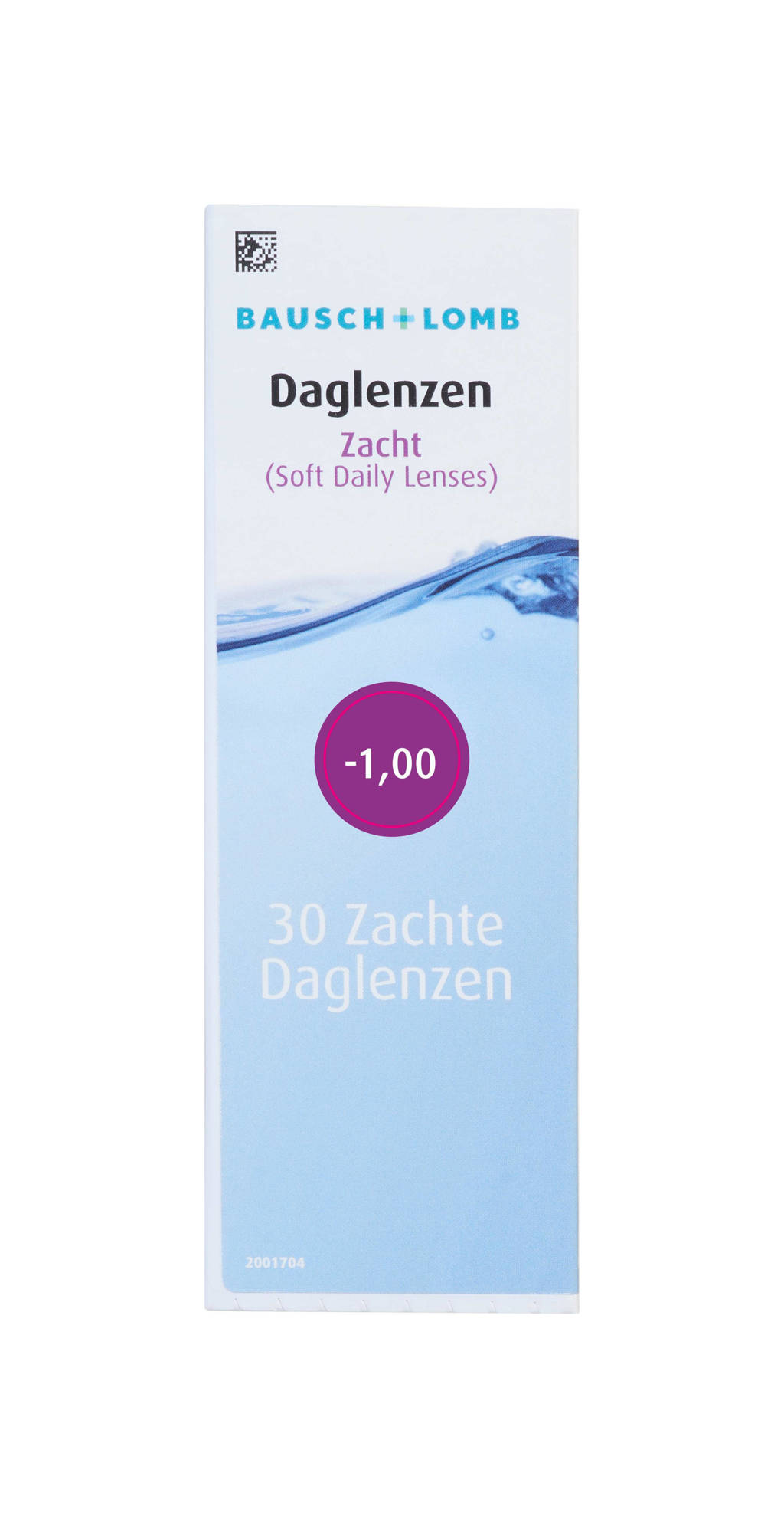 Bausch+Lomb Daglenzen -1,00 - 30 stuks