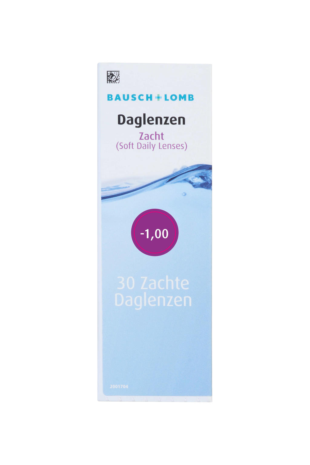 Bausch+Lomb Daglenzen -1,00 - 30 stuks