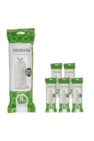 PerfectFit Vuilniszakken - 30 l - Code G - 6 rollen x 20 stuks