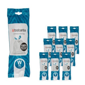 PerfectFit Vuilniszakken - 5 l - Code W - 10 rollen x 20 stuks