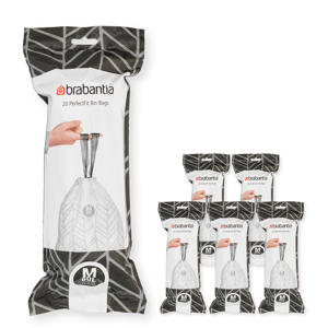 Brabantia PerfectFit Vuilniszakken - 60 l - Code M - 6 rollen x 20 stuks