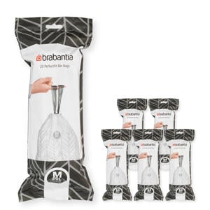 Brabantia PerfectFit Vuilniszakken - 60 l - Code M - 6 rollen x 20 stuks