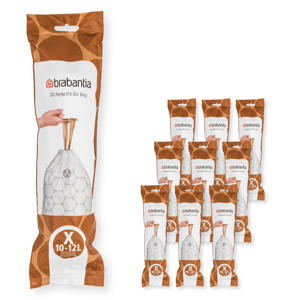 Brabantia PerfectFit Vuilniszakken - 10/12 l - Code X - 10 rollen x 20 stuks