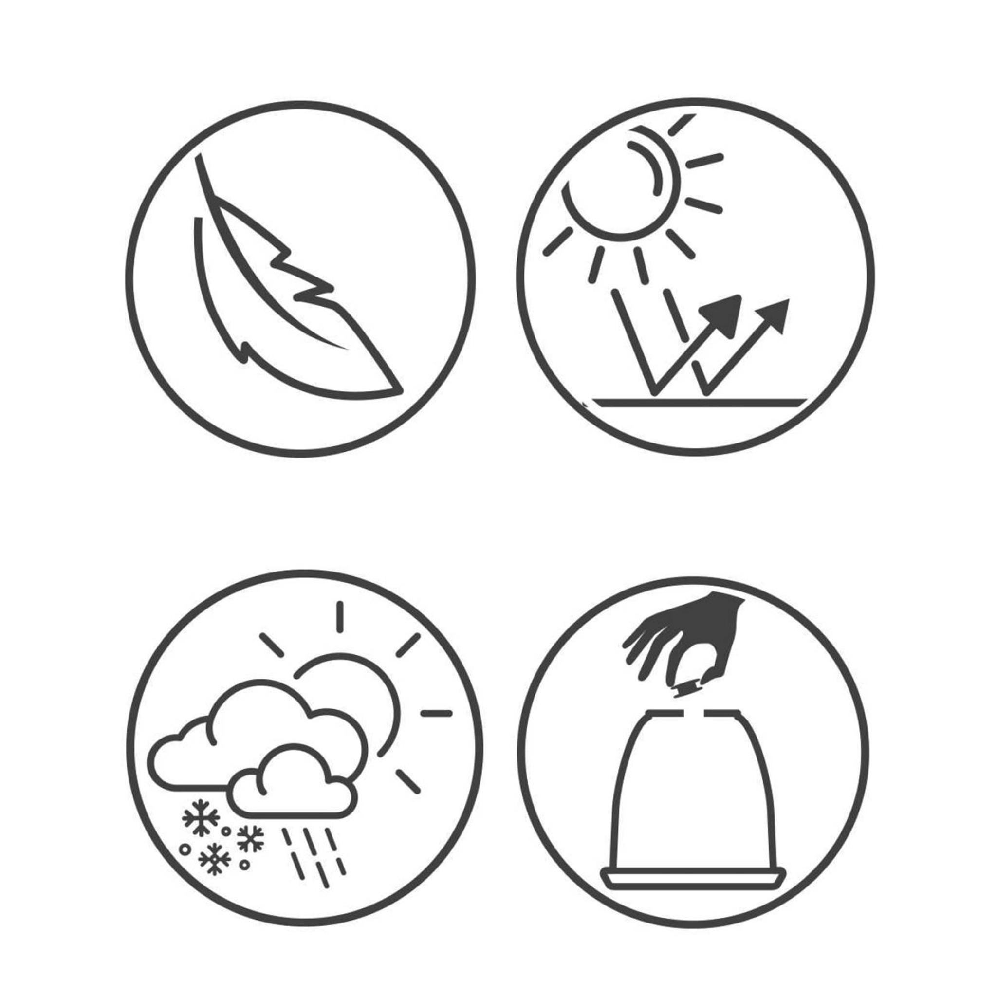 Decoris bloempot Lennox set van 3 (Ø44, 37, 31 cm) - Afbeelding 5