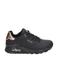Skechers Uno sneakers zwart/roségoud