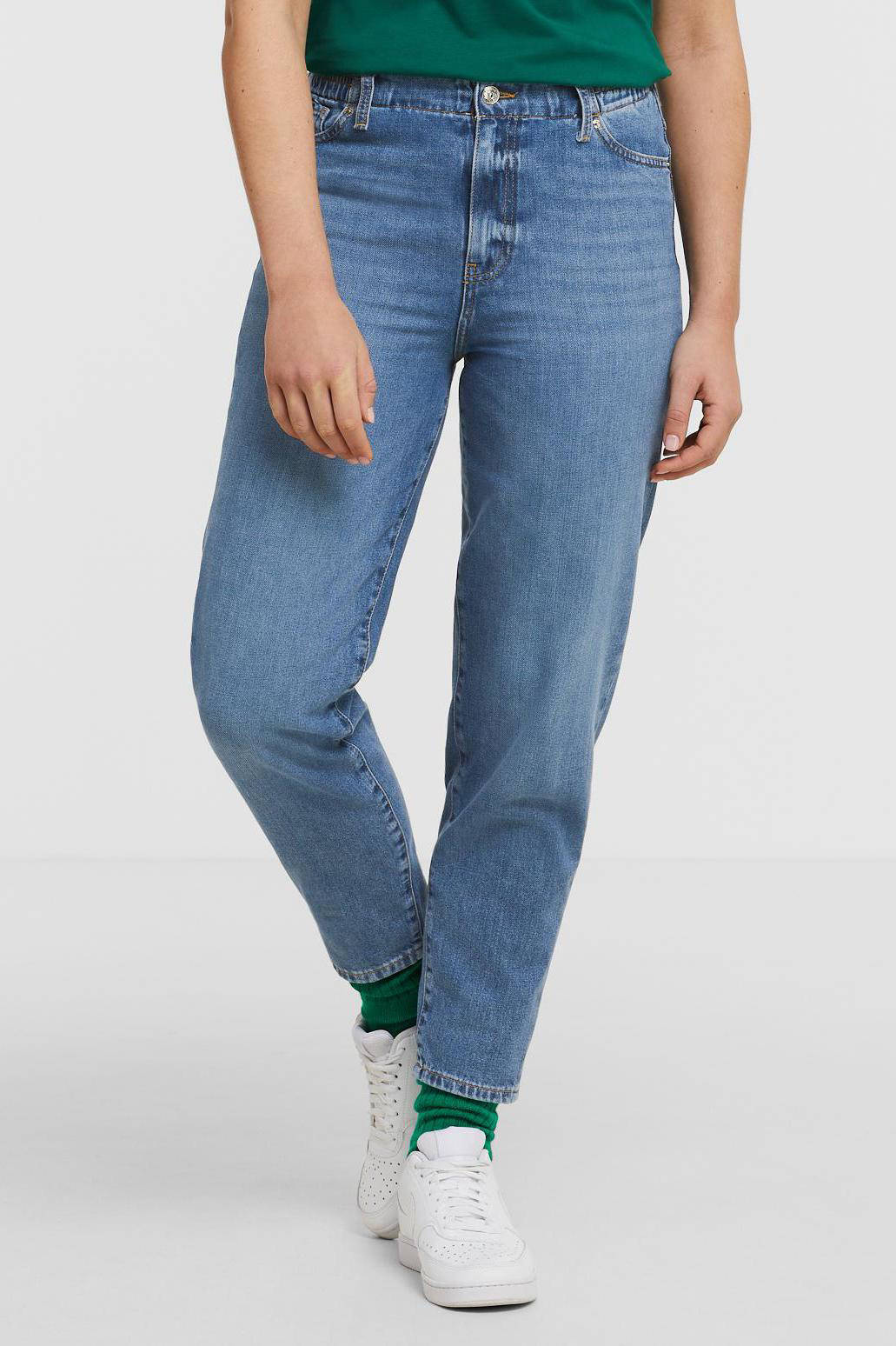 Tommy Hilfiger high waist tapered fit jeans taz | wehkamp