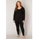 Base Level Curvy basic longsleeve Aso zwart