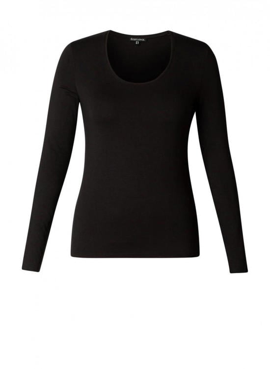 Base Level Curvy grote maten longsleeves dames