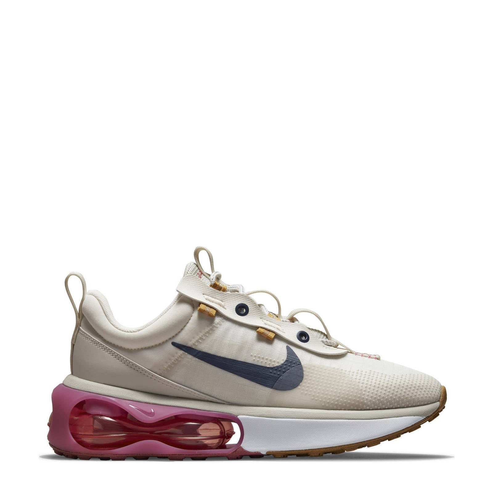 Nike Air Max 2021 sneakers ecru/fuchsia/zwart | wehkamp