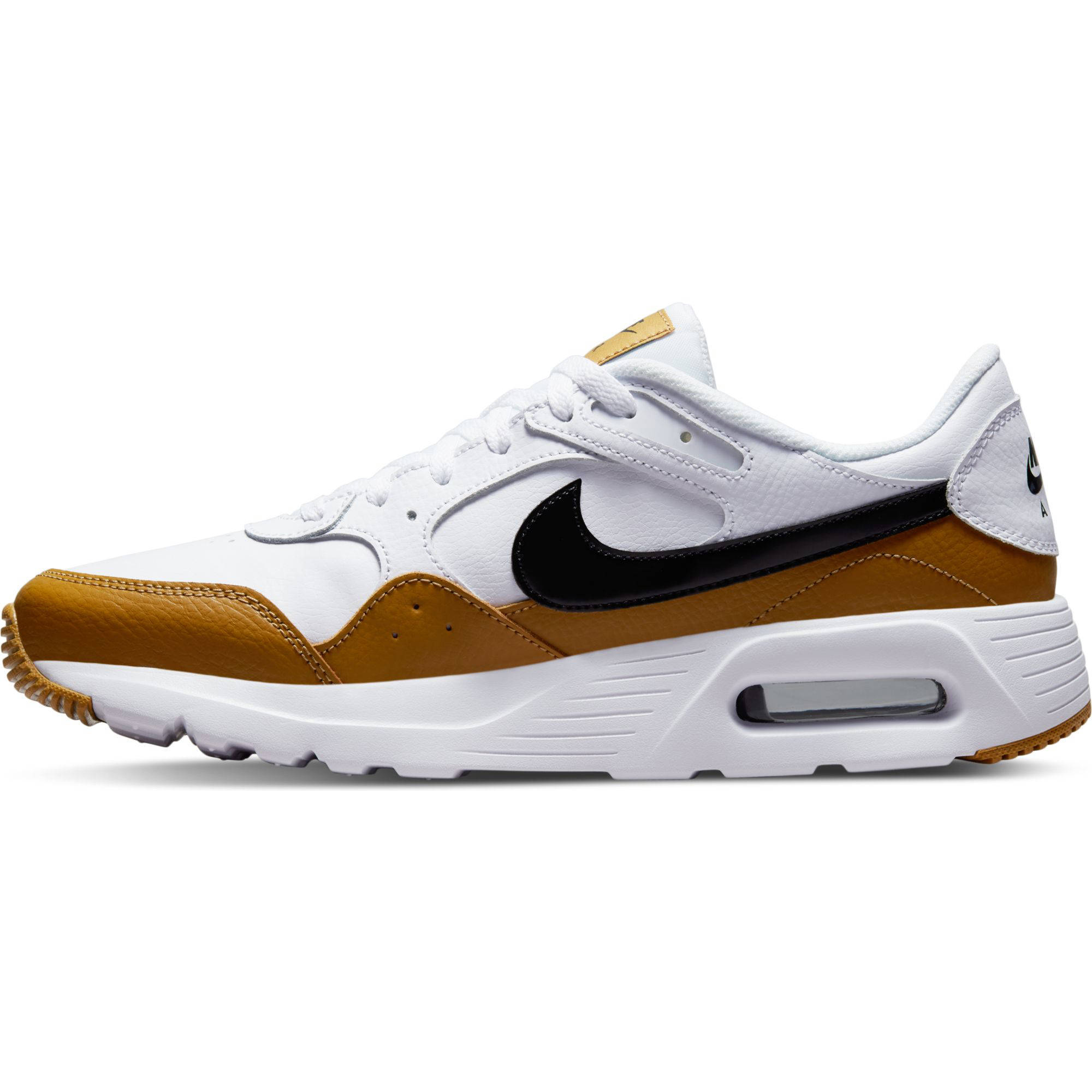 Nike Air Max SC sneakers zwart/wit/camel | wehkamp