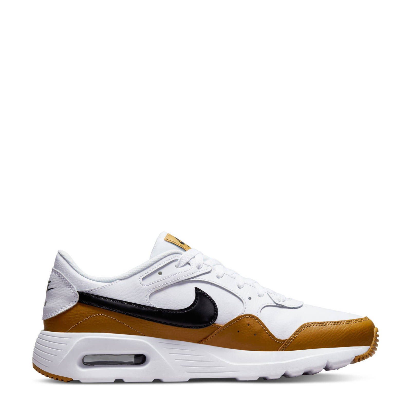 Nike Air Max SC sneakers zwart/wit/camel | wehkamp