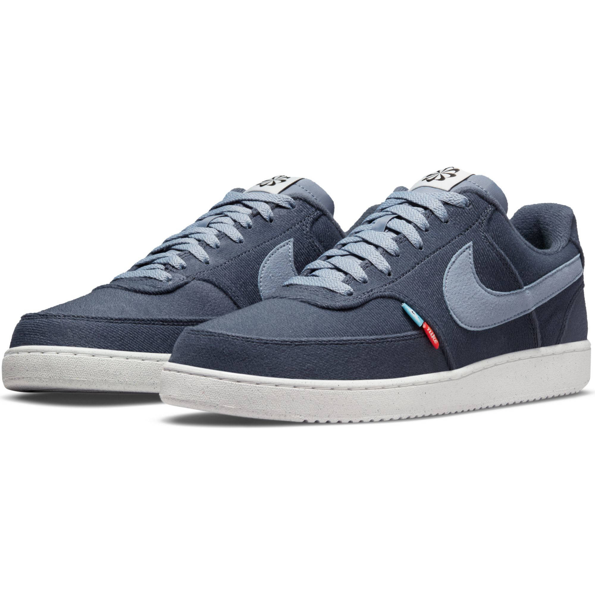 Nike Court Vision sneakers blauw/grijs | wehkamp