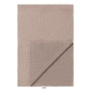 Melange knit reversible baby ledikantdeken 100x140 cm Oxford Tan