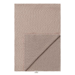 Melange knit reversible baby ledikantdeken 100x140 cm Oxford Tan