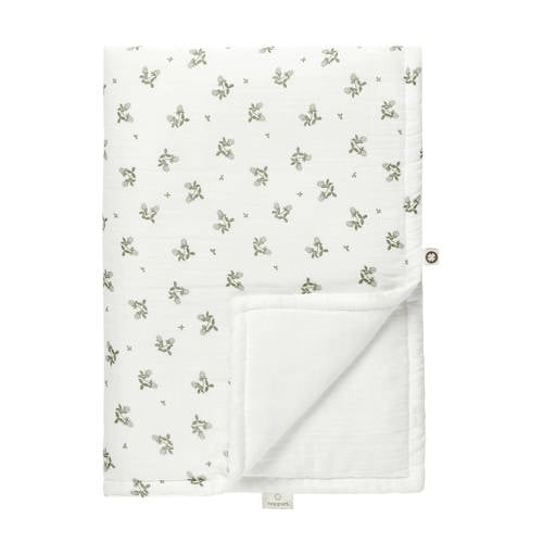 Noppies Baby Comfort Blooming Clover reversible baby wiegdeken 75x100 cm Beetle afbeelding