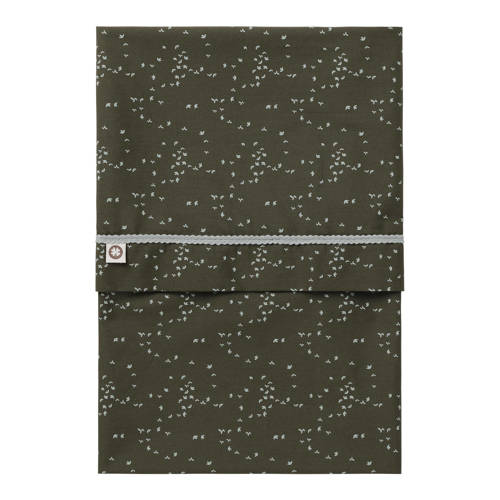 Noppies Baby Comfort Botanical poplin reversible baby ledikantlaken 110x140 cm Beetle afbeelding