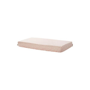 Baby Comfort katoen Botanical poplin hoeslaken wieg 40x90 cm Misty Rose