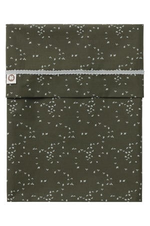 Botanical poplin reversible baby wieglaken 80x100 cm Beetle