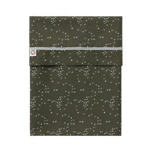 Botanical poplin reversible baby wieglaken 80x100 cm Beetle