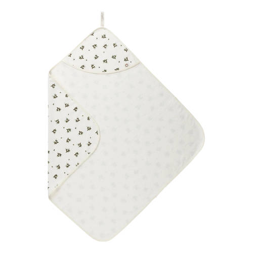 Noppies Baby Comfort Blooming clover terry badcape 100x105 cm Beetle afbeelding