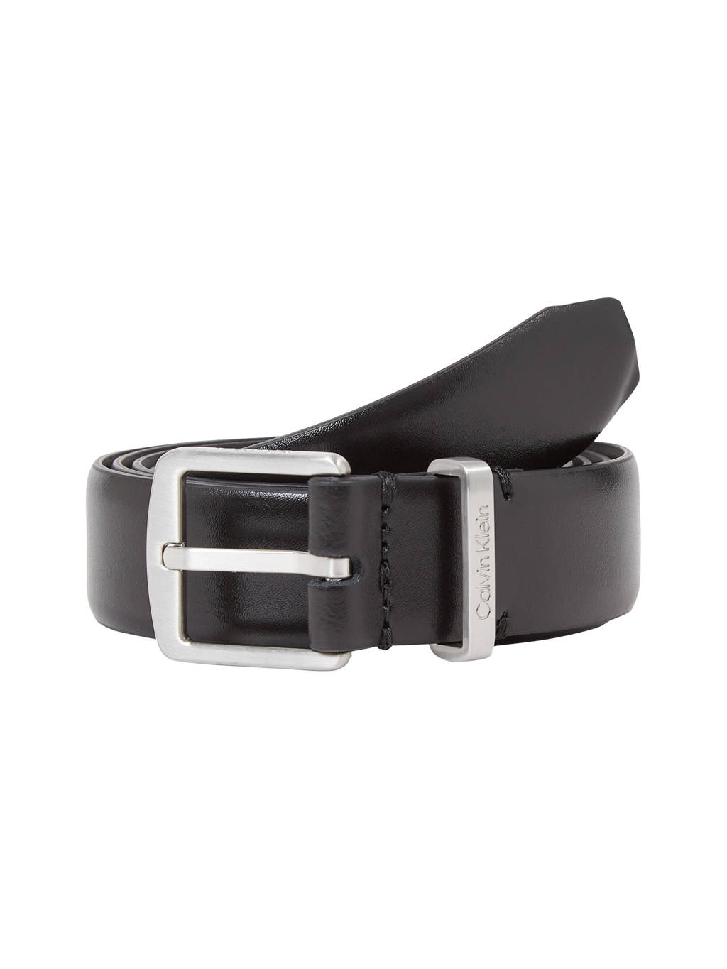 Calvin Klein leren riem zwart
