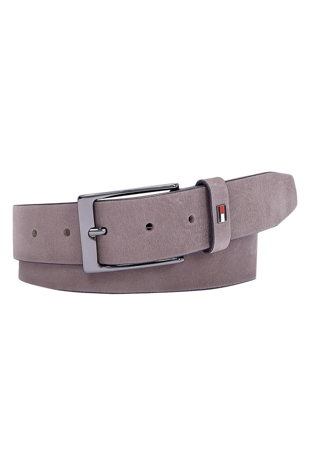 Tommy Hilfiger suède riem grijs, Grijs
