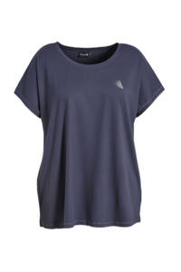 ACTIVE By Zizzi Plus Size sport T-shirt donkerblauw