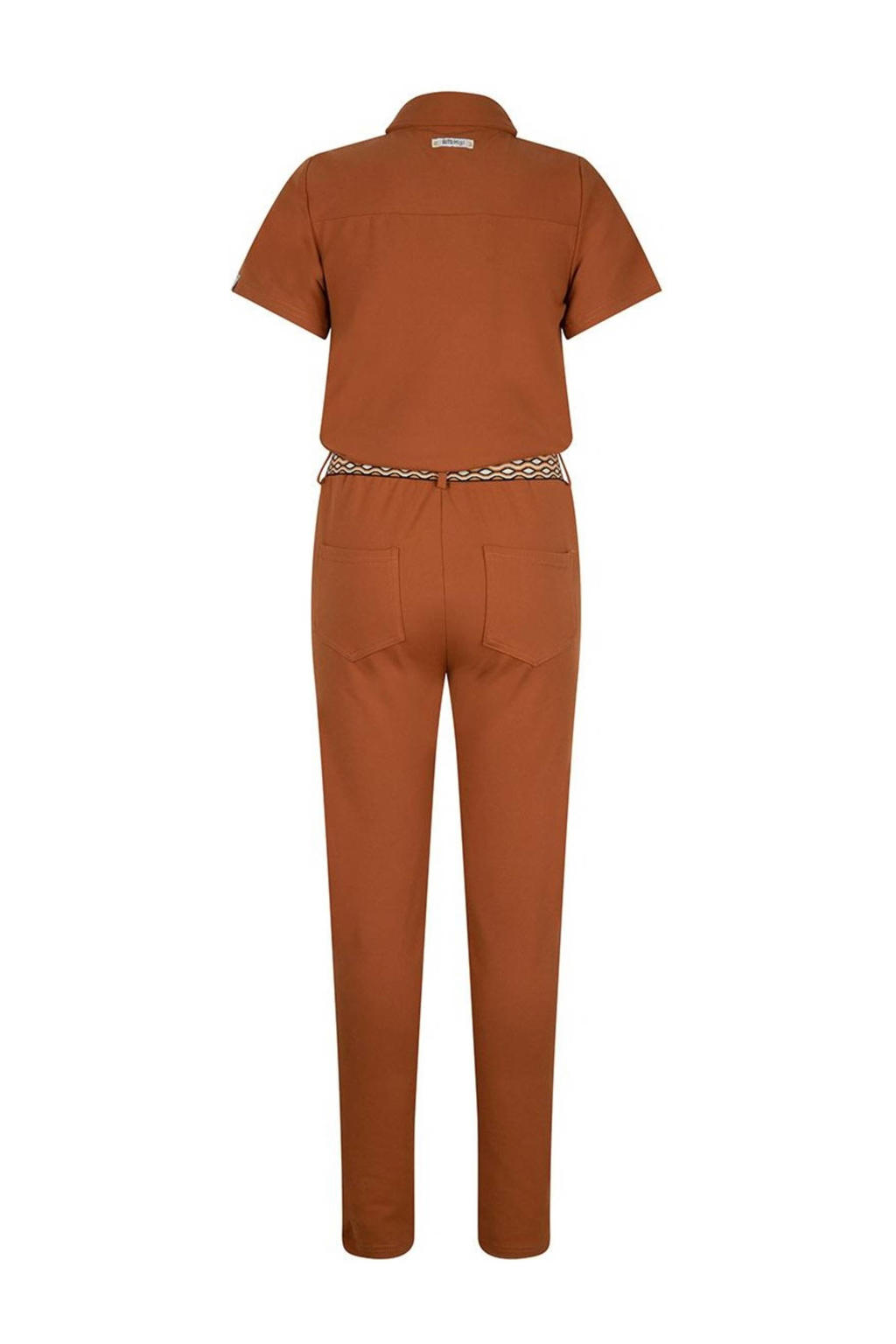 Indian Blue Jeans jumpsuit bruin wehkamp