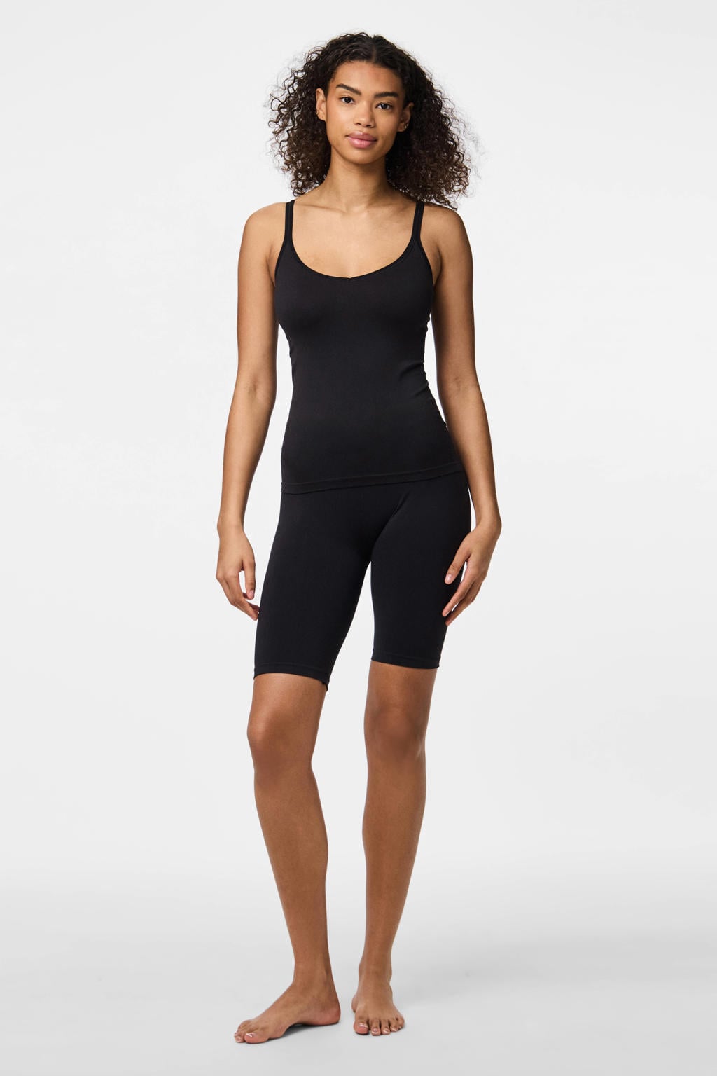PIECES singlet PCPLAIN zwart